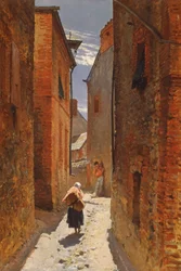Strada nella città vecchia, 1873